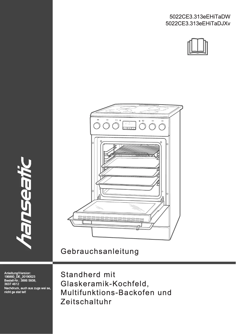 Page n°1 - Manuel utilisateur Hanseatic 5022CE3.313eEHiTaDW