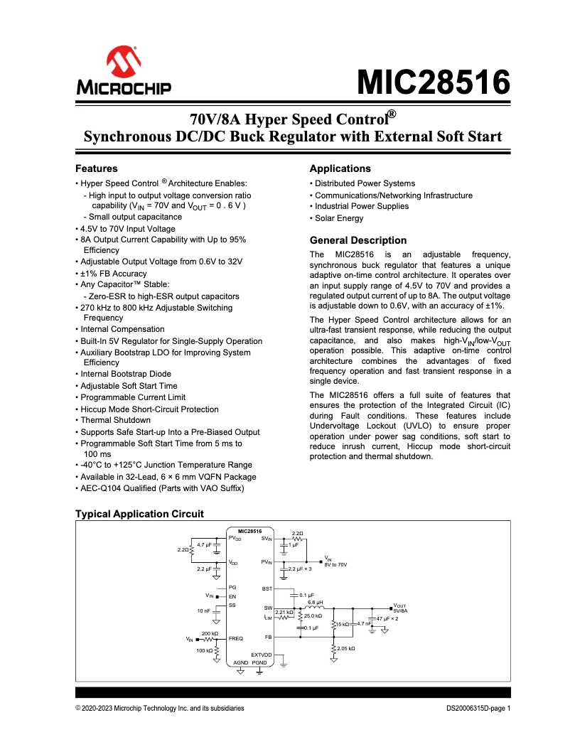 Image de la première page du manuel de l'appareil MIC28516