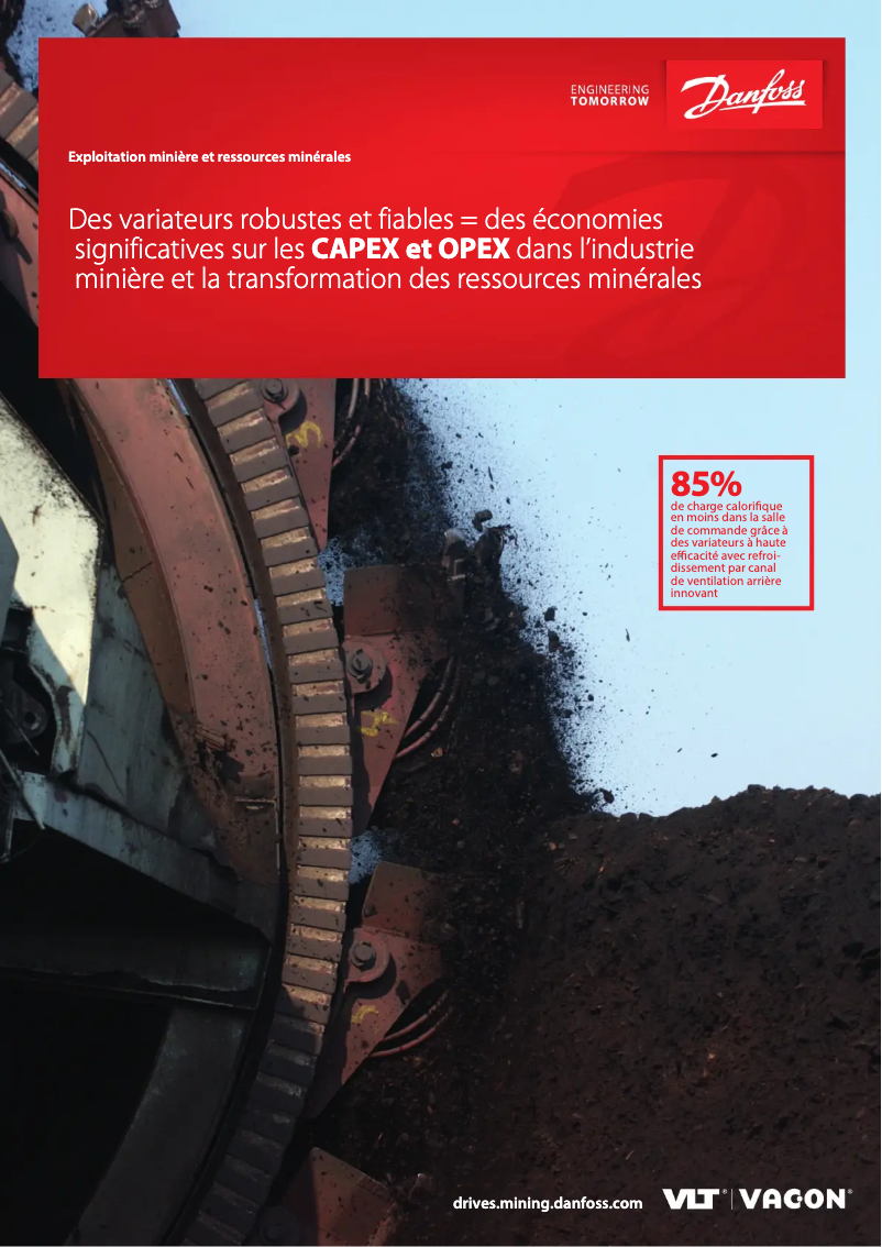 Page 1 de la notice Brochure Danfoss VLT MCD 600