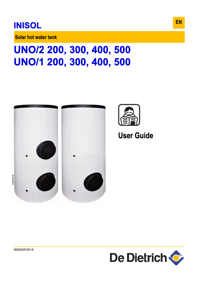 Image de la première page du manuel de l'appareil INISOL UNO/2 400