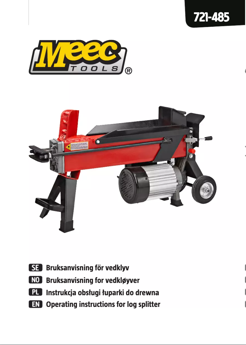 Page n°1 - Manuel utilisateur Meec Tools 721-485
