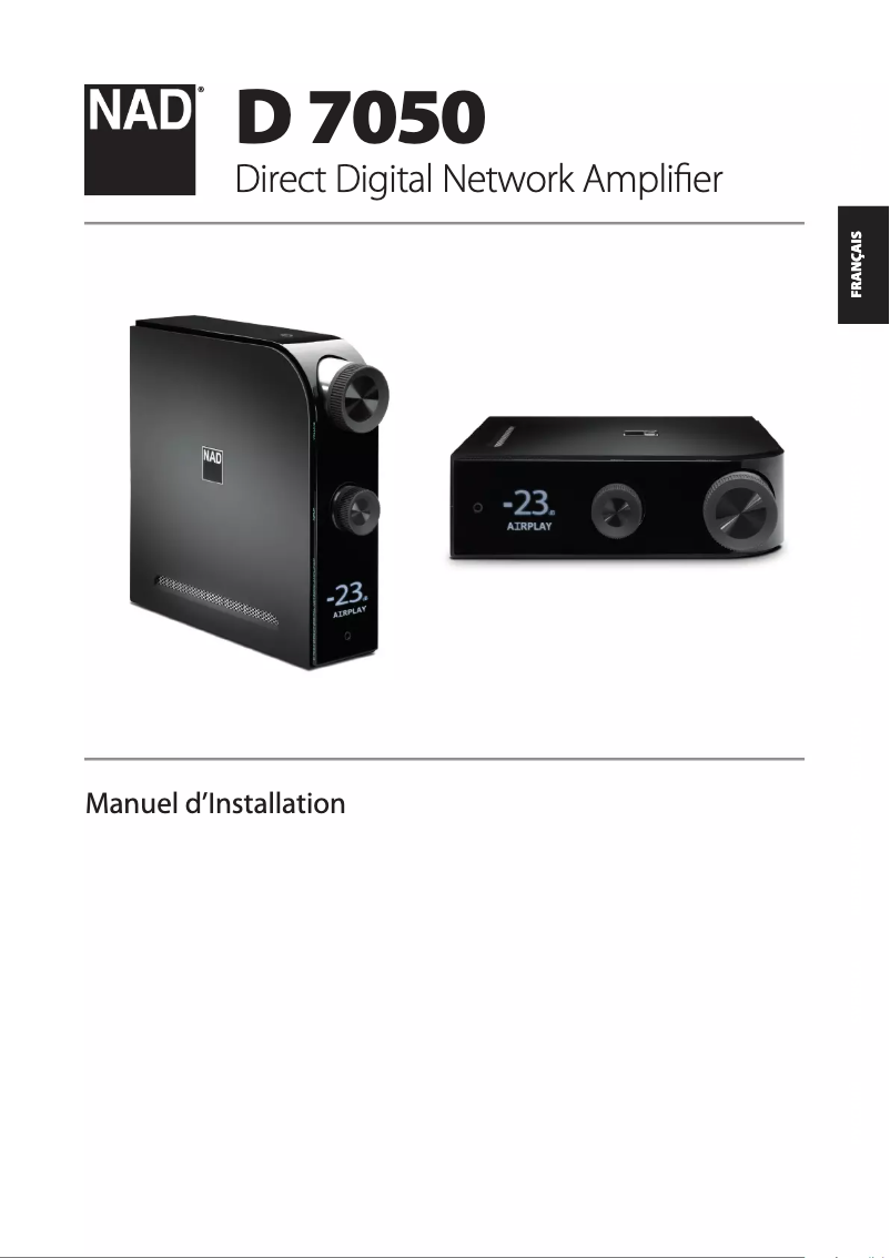 Imagen de la primera página del manual del dispositivo D 7050