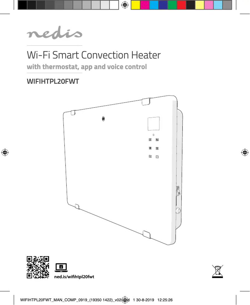 Page n°1 - Manuel utilisateur Nedis WIFIHTPL20FWT