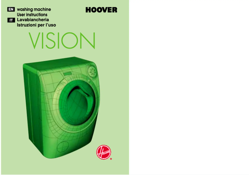 Page 1 de la notice Manuel utilisateur Hoover HVP 16 DE