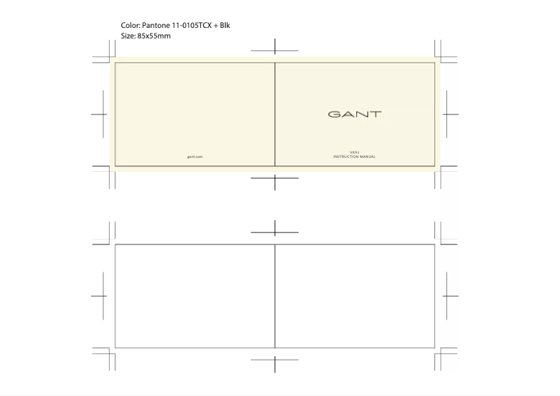 Page n°1 - Manuel utilisateur Gant Calverton 7120
