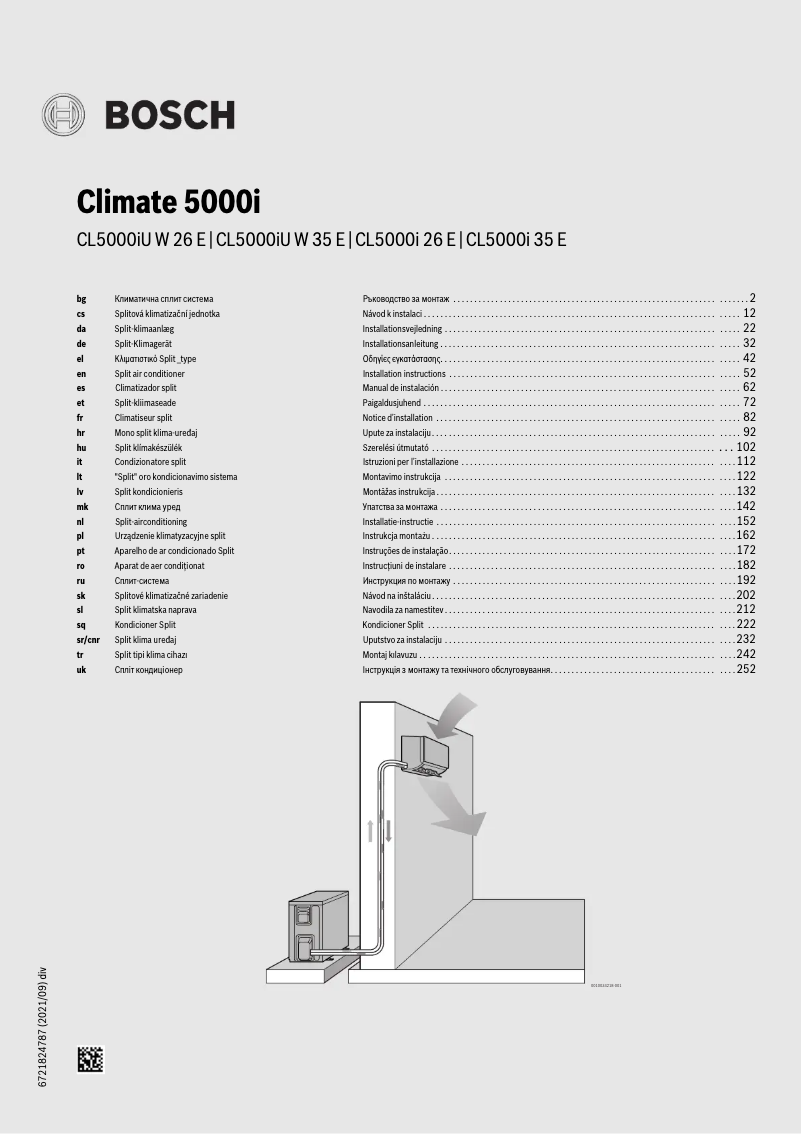Image de la première page du manuel de l'appareil Climate 5000i