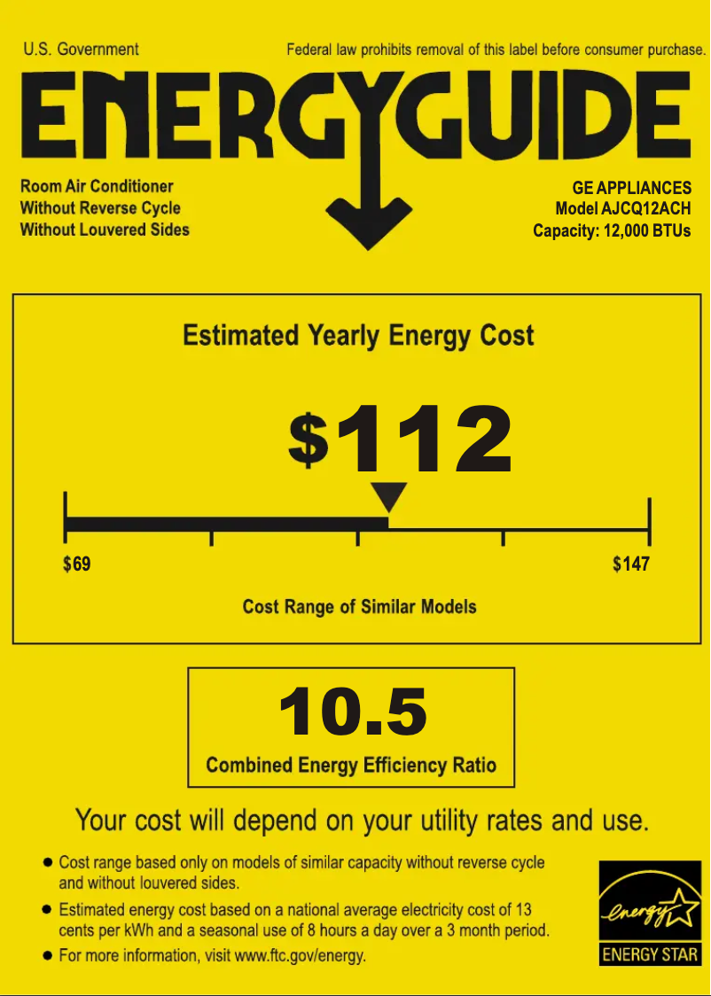 Image de la première page du manuel de l'appareil AJCQ12ACH