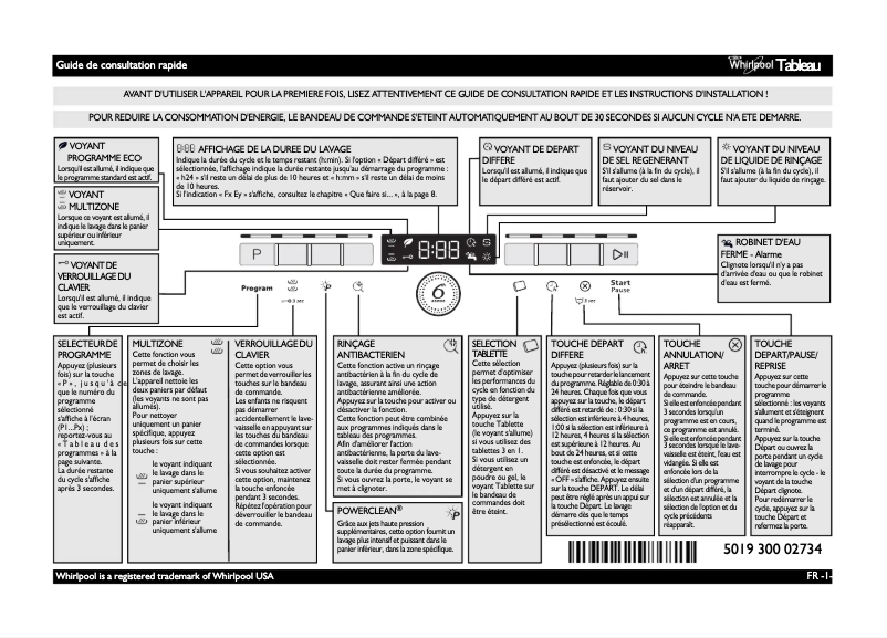 Image de la première page du manuel de l'appareil ADP 720 WH