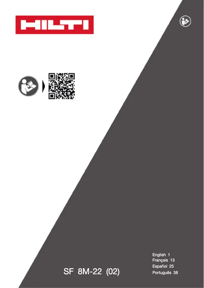 Página 1 del manual Manual de usuario Hilti SF 8M‑22
