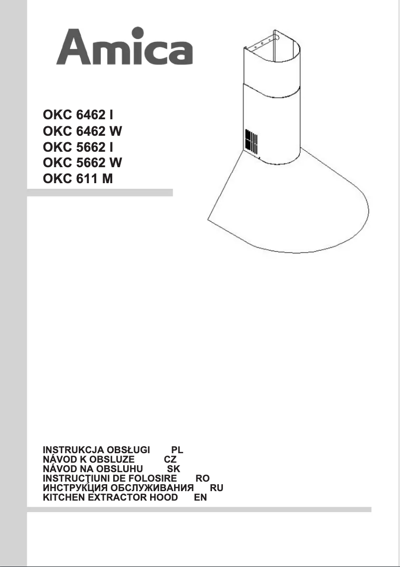 Página 1 del manual Manual de usuario Amica OKC611M