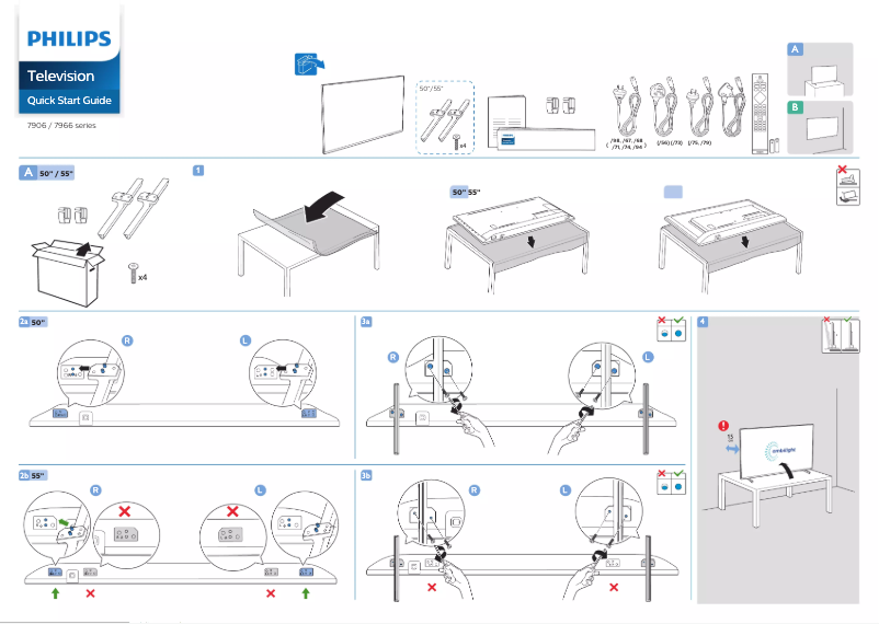Imagen de la primera página del manual del dispositivo 50PUD7906