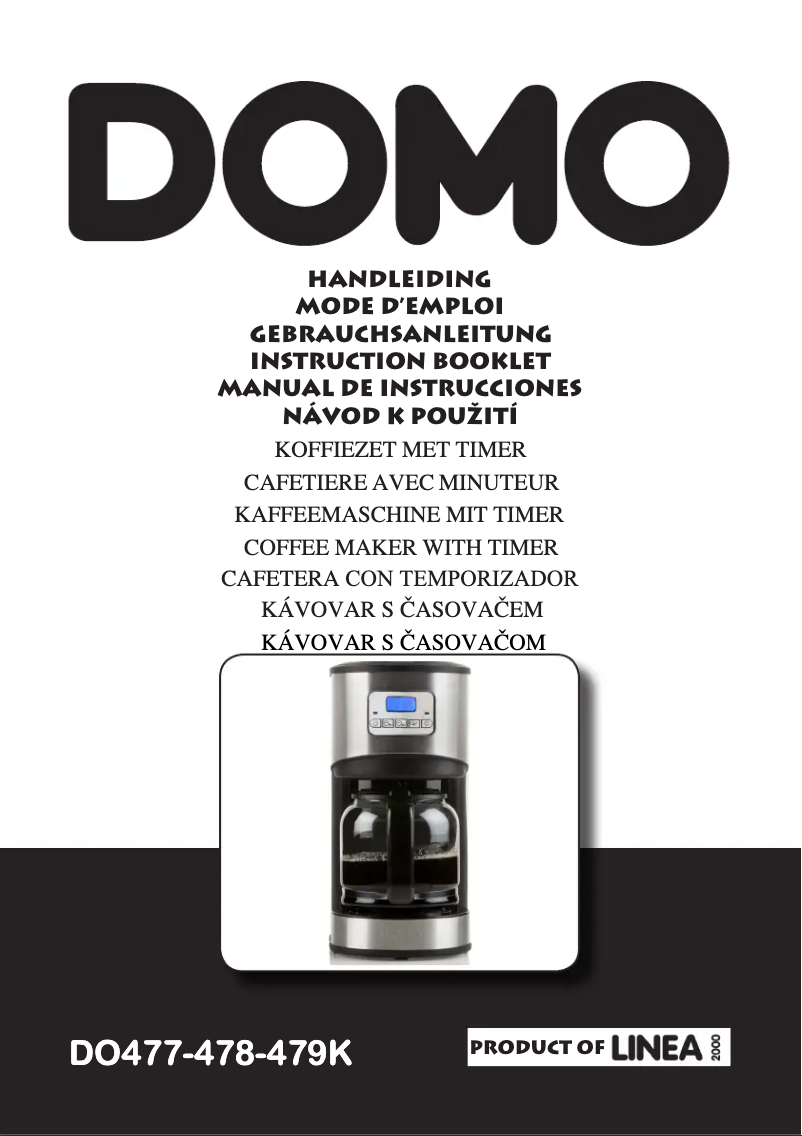 Page n°1 - Manuel utilisateur Domo DO477K