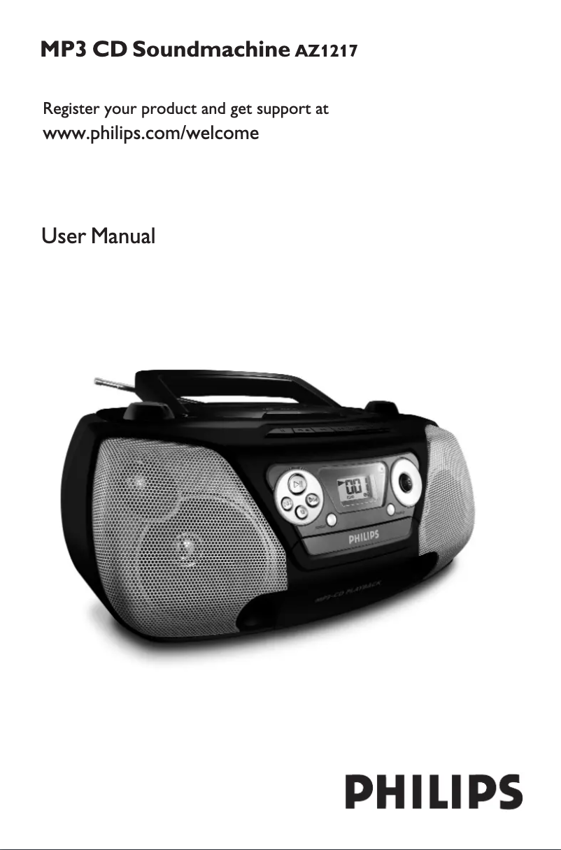 Image de la première page du manuel de l'appareil AZ1217