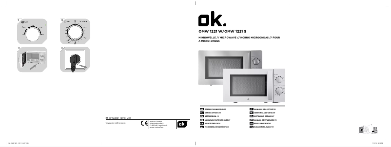 Page 1 de la notice Manuel utilisateur OK OMW 1221 W