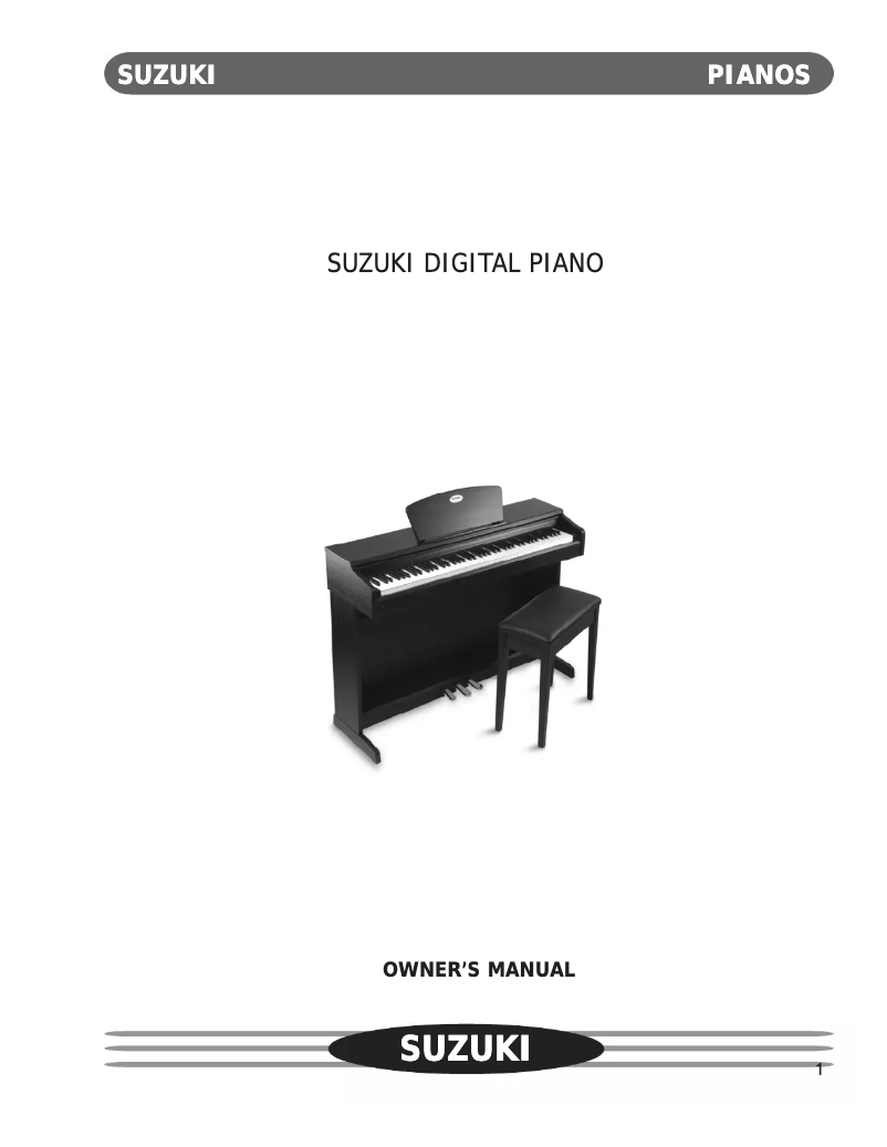 Page 1 de la notice Manuel utilisateur Suzuki C-11