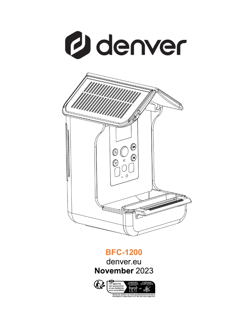 Image de la première page du manuel de l'appareil BFC-1200