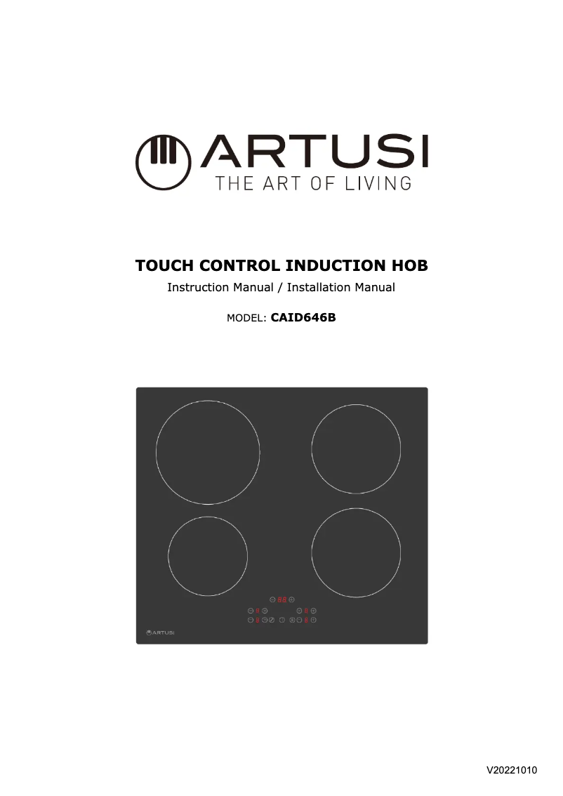 Image de la première page du manuel de l'appareil CAID646B