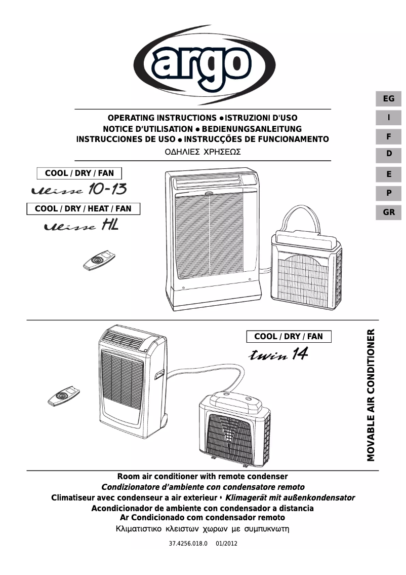 Image de la première page du manuel de l'appareil TWIN 14A