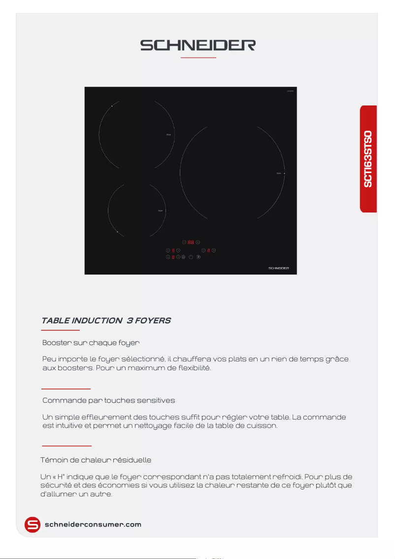 Image de la première page du manuel de l'appareil SCTI63STSO