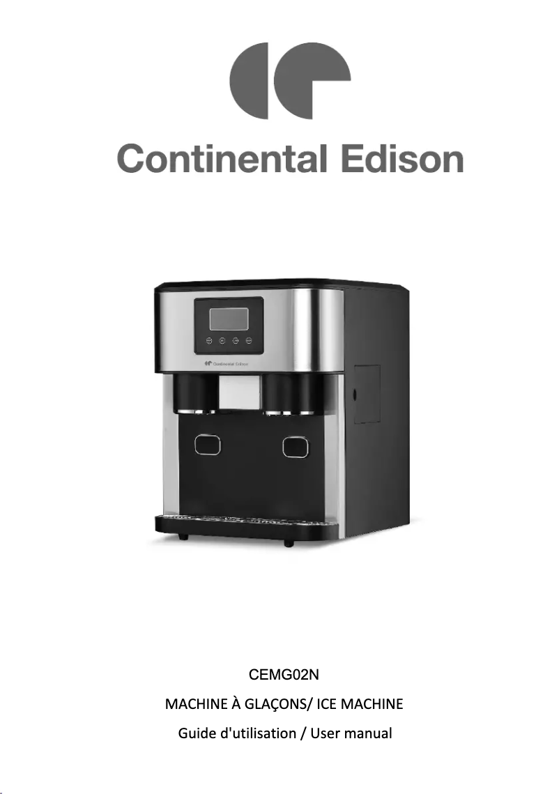 Page n°1 - Manuel utilisateur Continental Edison CEMG02N