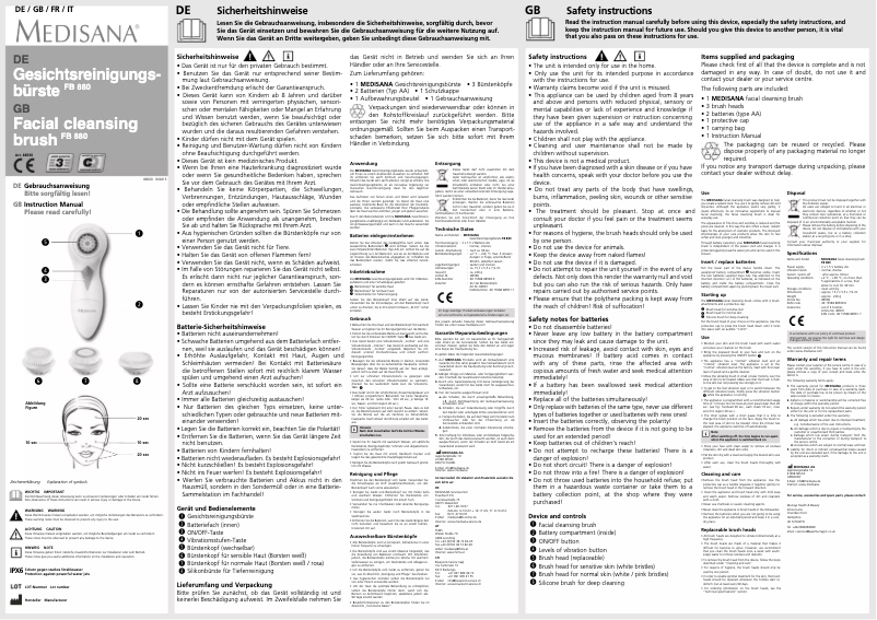 Image de la première page du manuel de l'appareil FB 880