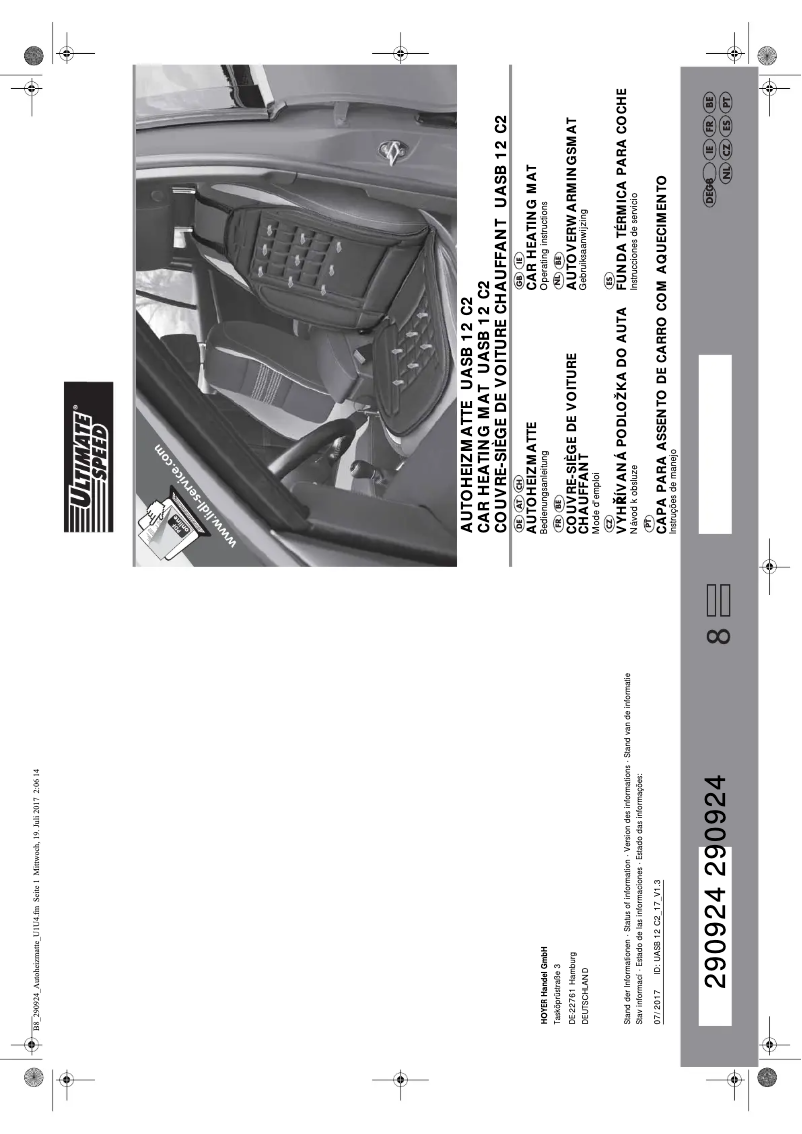 Page n°1 - Manuel utilisateur Ultimate Speed UASB 12 C2