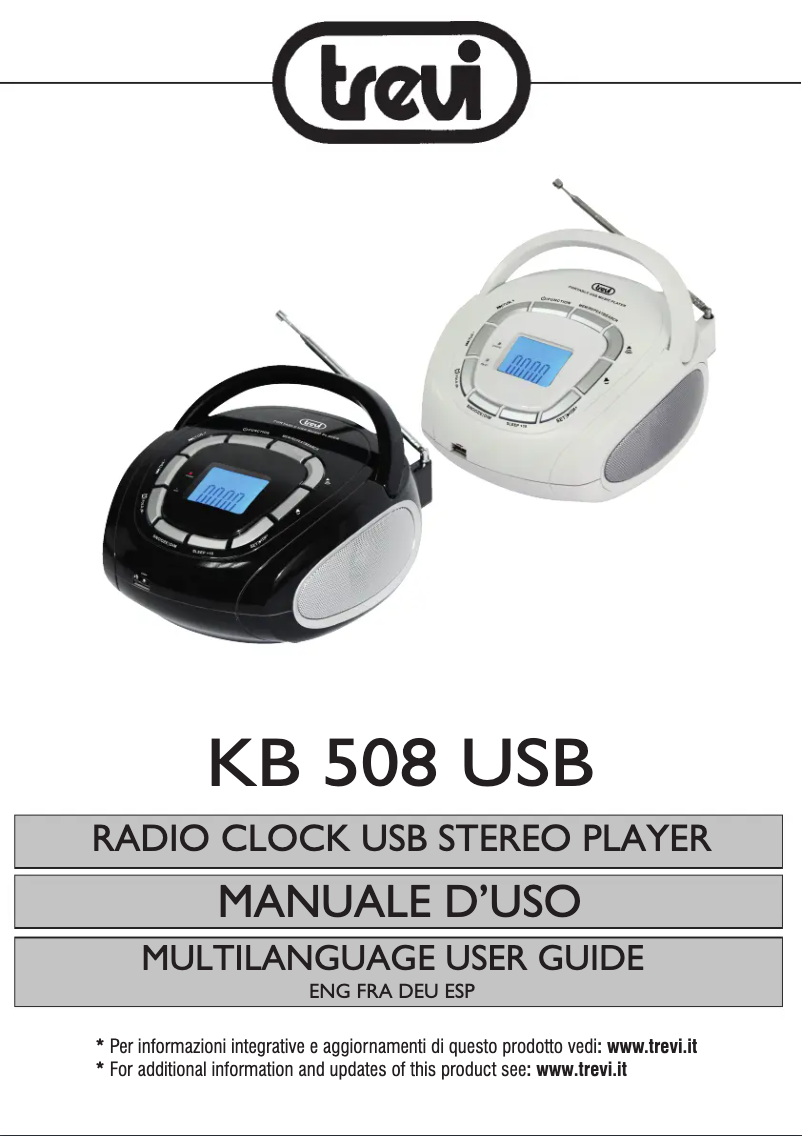 Página 1 del manual Manual de usuario Trevi KB 508 USB