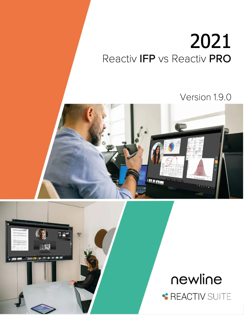 Page n°1 - Fiche technique Newline Reactiv