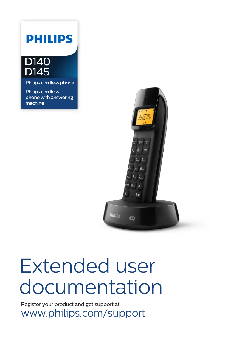Page n°1 - Mode d'emploi Philips D1453B