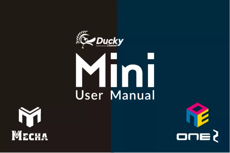 Página 1 del manual Manual de usuario Ducky Mecha Mini