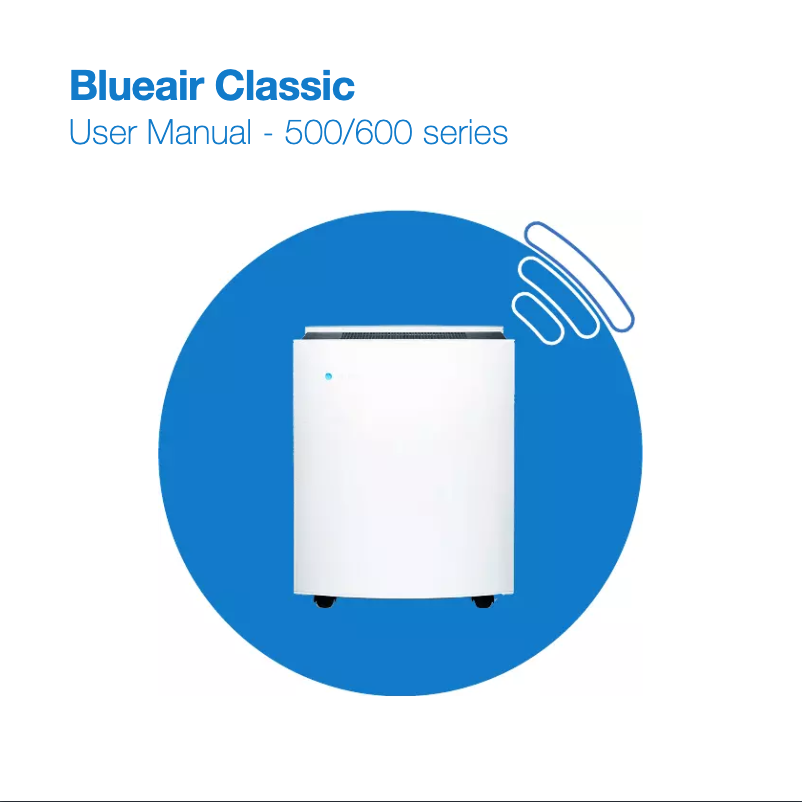 Página 1 del manual Manual de usuario Blueair Classic 605 SM