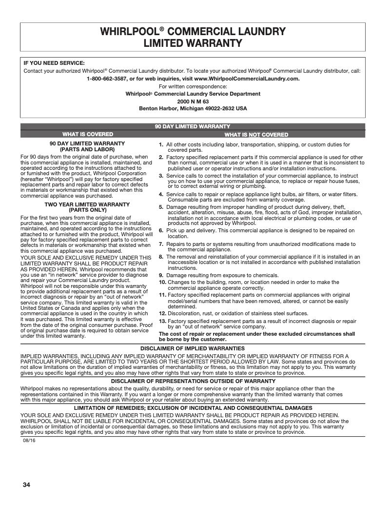 Image de la première page du manuel de l'appareil CGD9150GW