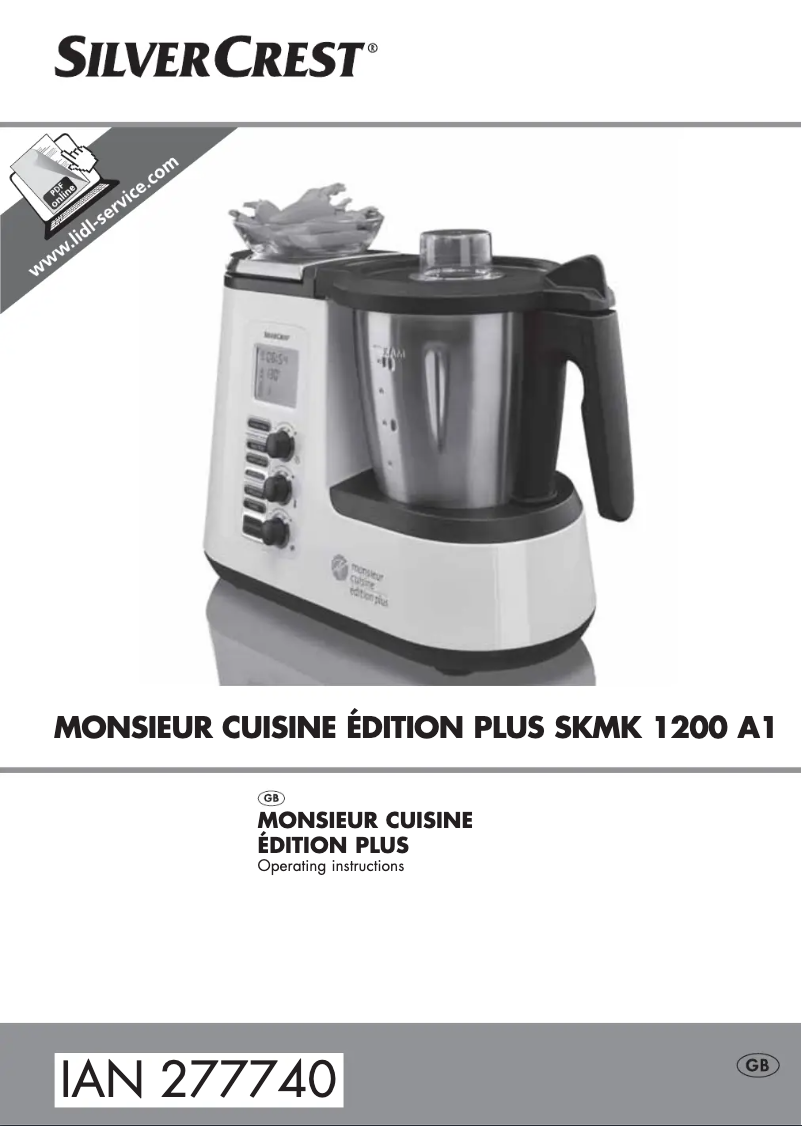 Page 1 de la notice Manuel utilisateur SilverCrest SKMK 1200 C3