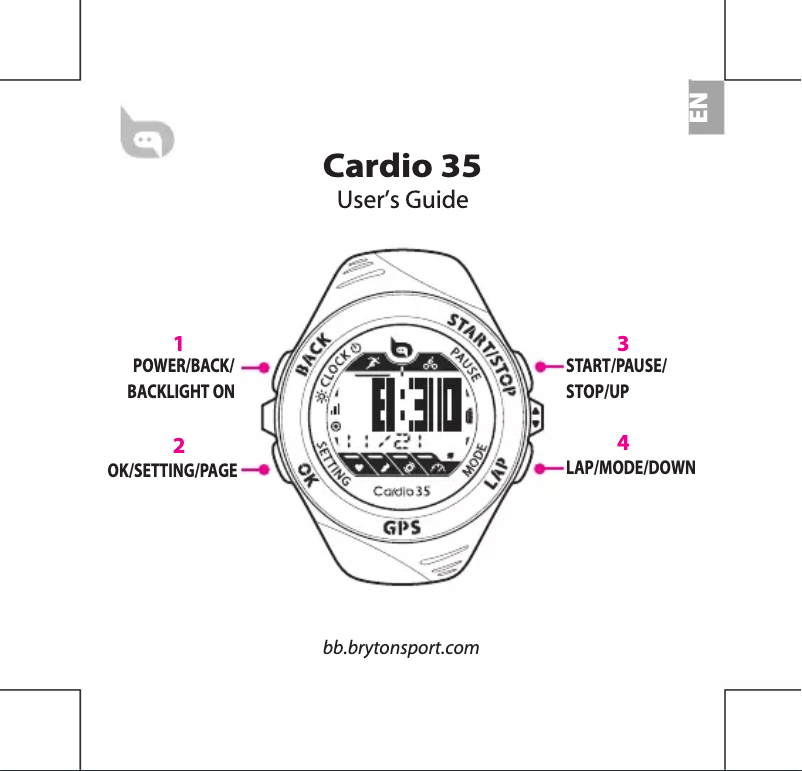 Image de la première page du manuel de l'appareil Cardio 35