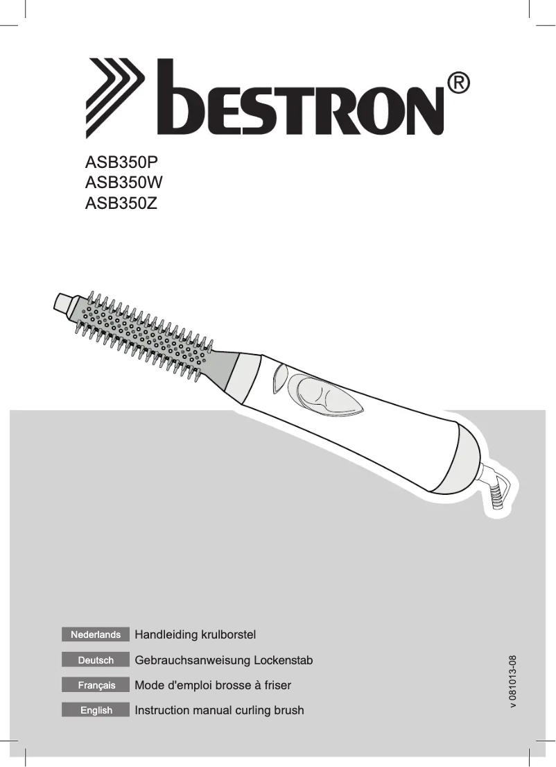 Página 1 del manual Manual de usuario Bestron ASB350P