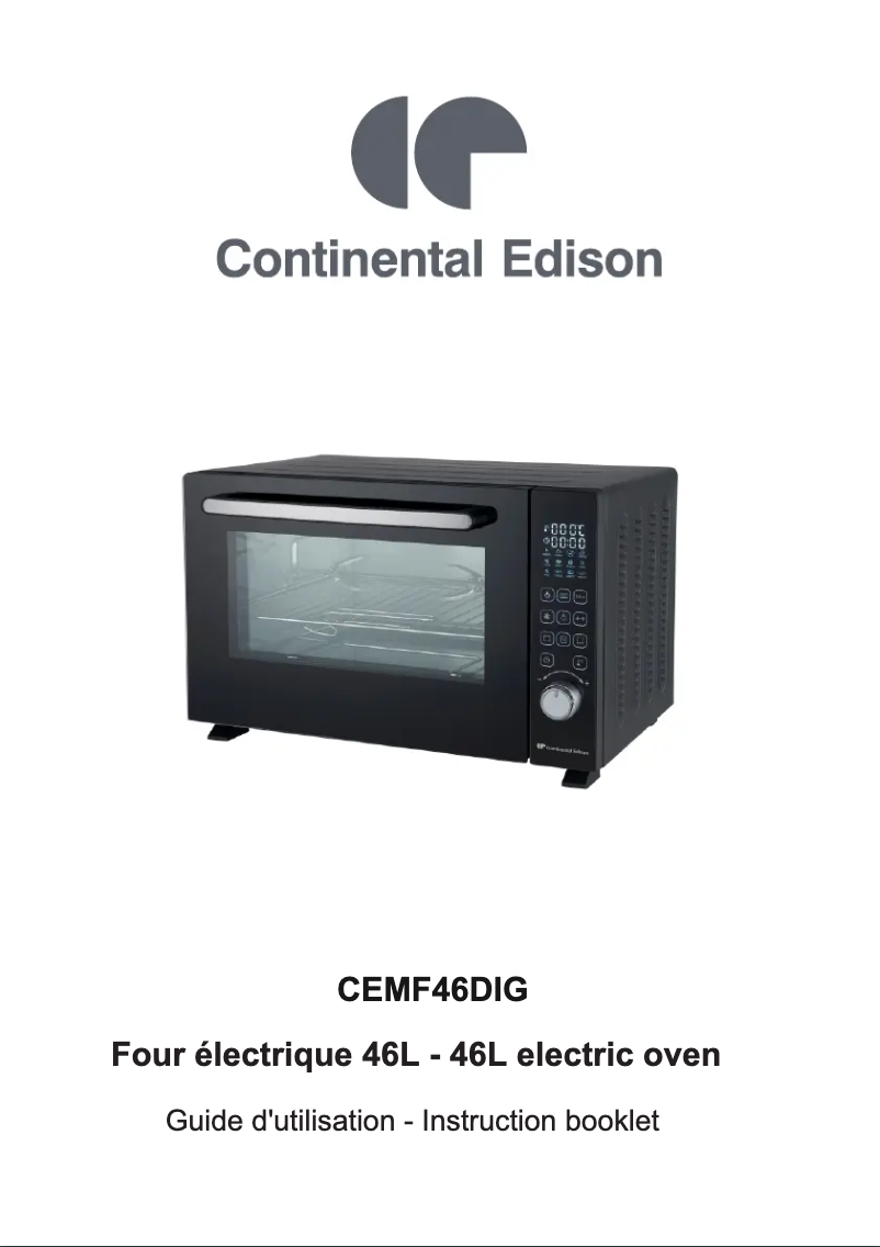 Página 1 del manual Manual de usuario Continental Edison CEMF46DIG