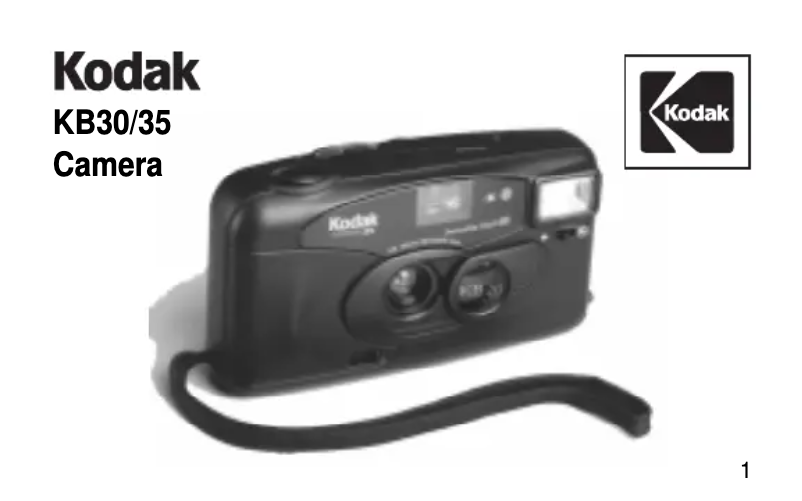 Page 1 de la notice Manuel utilisateur Kodak KB30