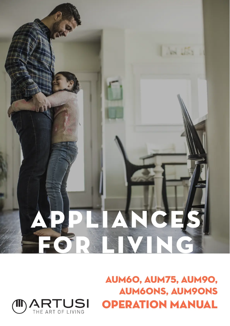 Page 1 de la notice Manuel utilisateur Artusi AUM90