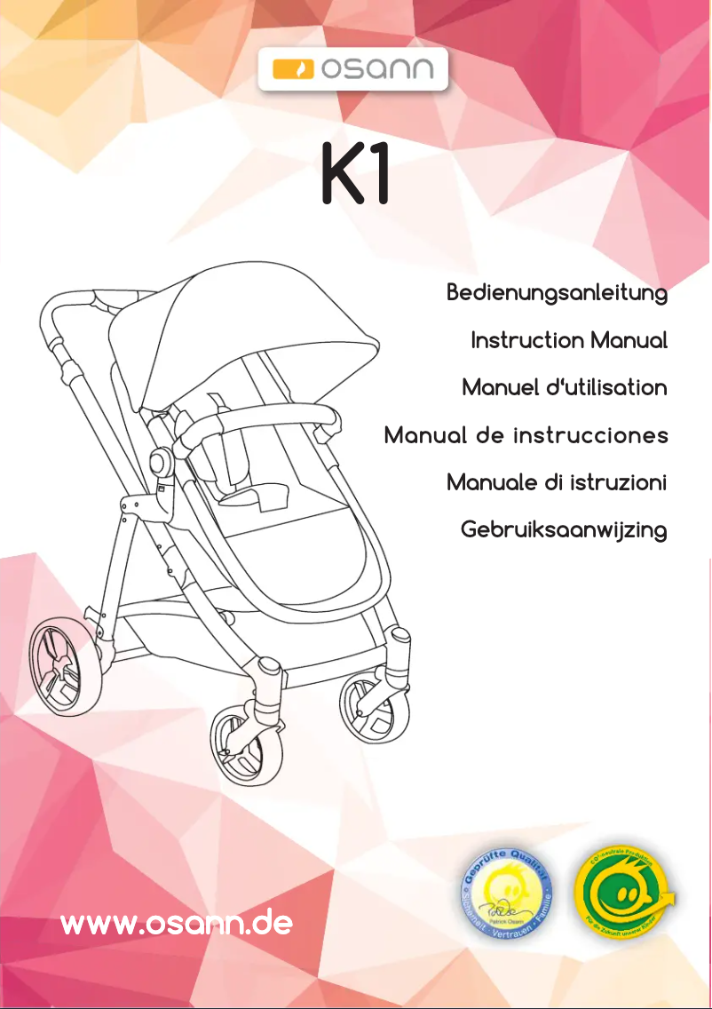 Image de la première page du manuel de l'appareil K1