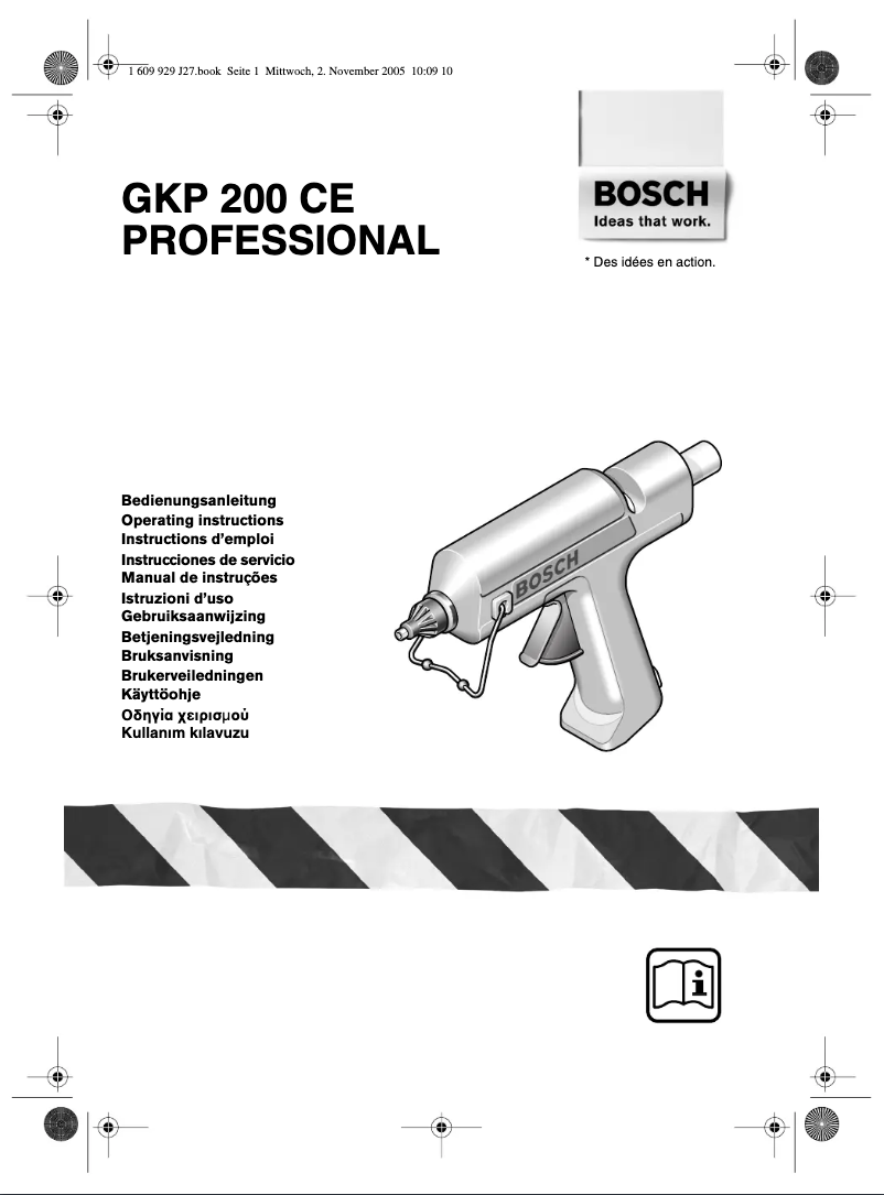 Página 1 del manual Manual de usuario Bosch GKP 200 CE