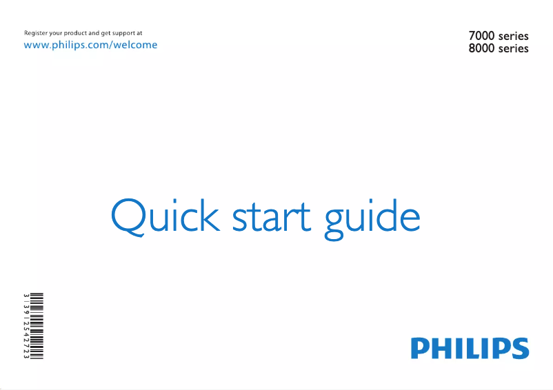 Imagen de la primera página del manual del dispositivo 47PFL8008G