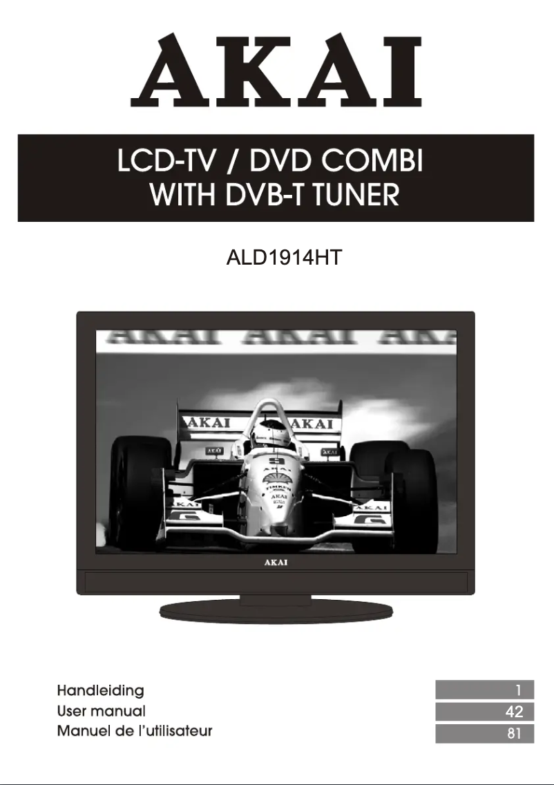 Página 1 del manual Manual de usuario AKAI ALD1914HT