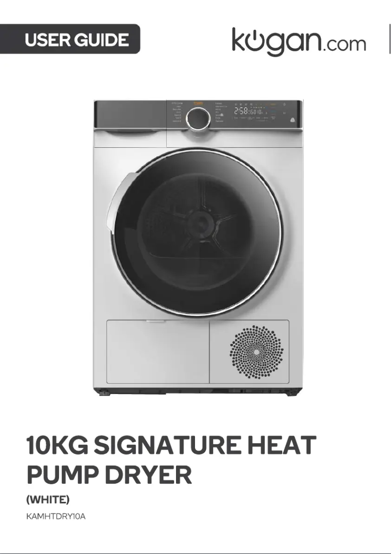 Page 1 de la notice Manuel utilisateur Kogan KAMHTDRY10A