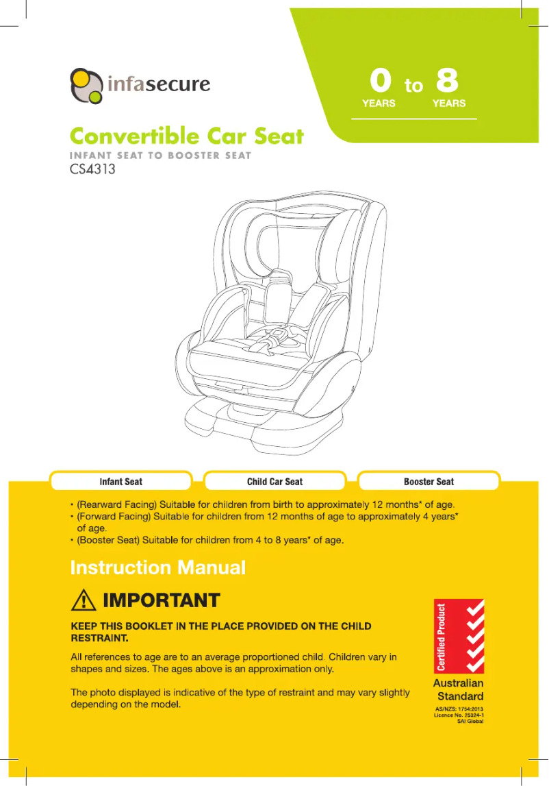 Página 1 del manual Manual de usuario InfaSecure Advance Plus