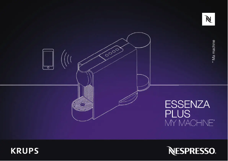 Page 1 de la notice Manuel utilisateur Krups Nespressso Essenza Plus XN5111