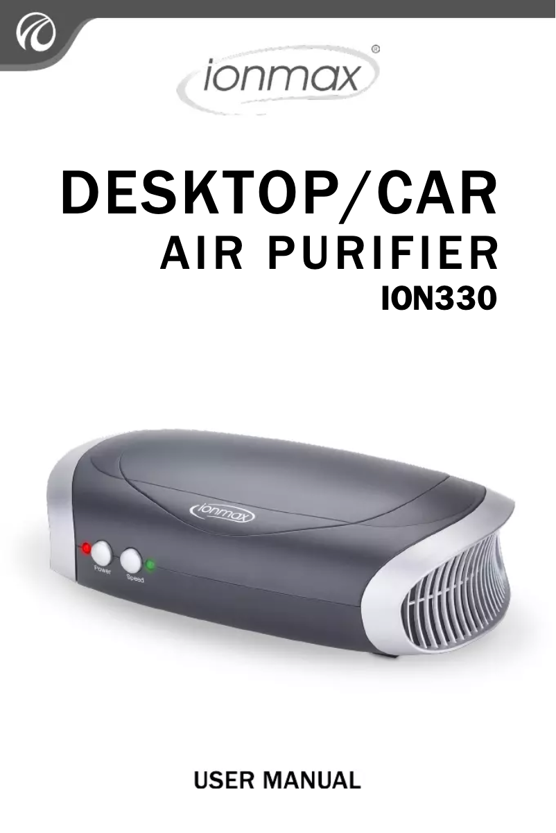 Image de la première page du manuel de l'appareil ION330