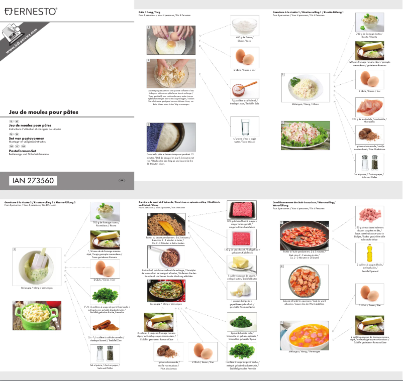 Page n°1 - Manuel utilisateur Ernesto HG00527A