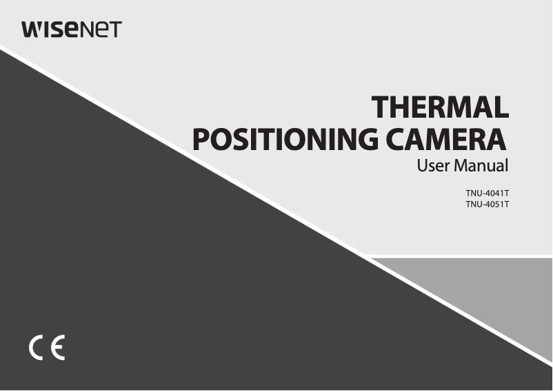 Page 1 de la notice Manuel utilisateur Wisenet TNU-4051T