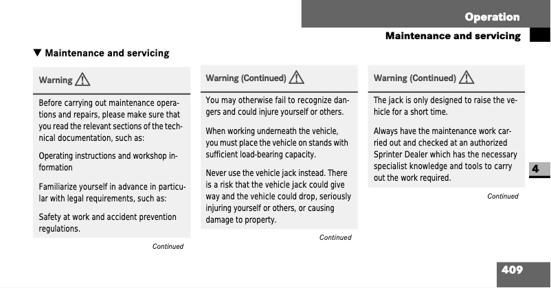 Imagen de la primera página del manual del dispositivo Sprinter (2008)
