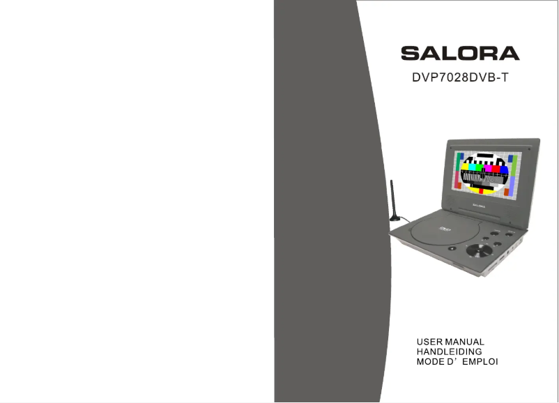 Image de la première page du manuel de l'appareil DVP7028DVBT